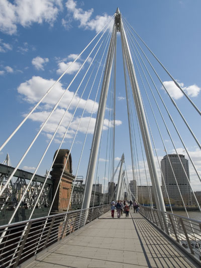 The Jubilee Bridge,London.